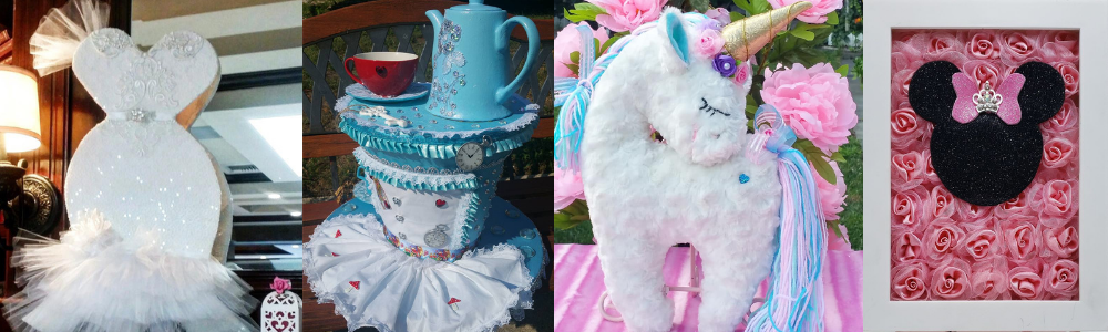 Enchanted Bella Custom Party Decor, Stuffed Unicorns, Cuddly Unicorns and Custom Wall Decor
