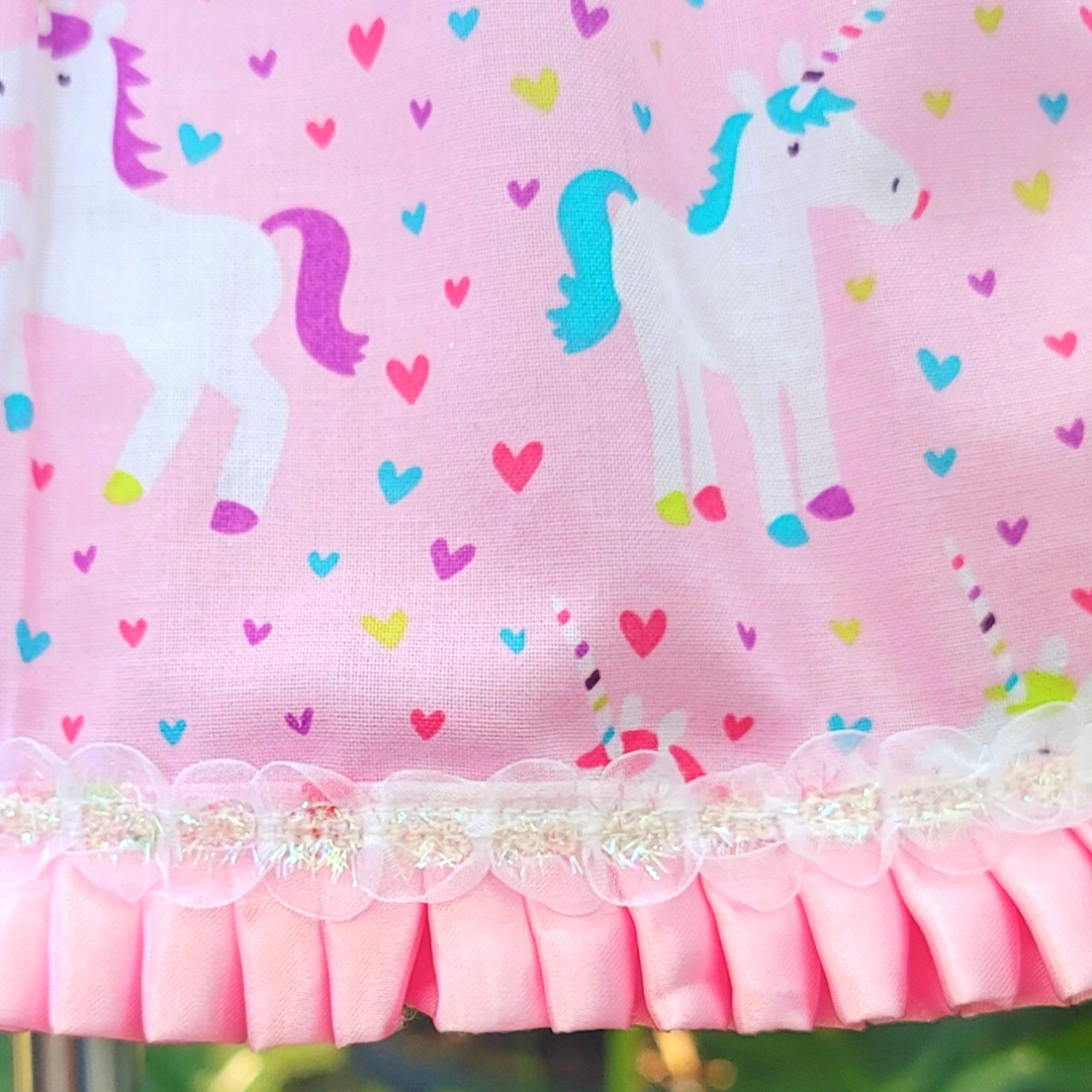 Pink Unicorn Elastic Skirt Listing