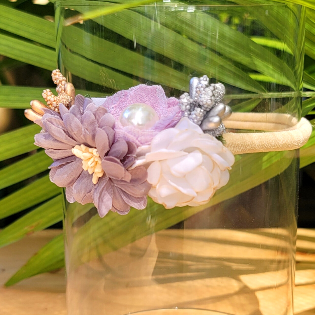 Floral Nylon Headband