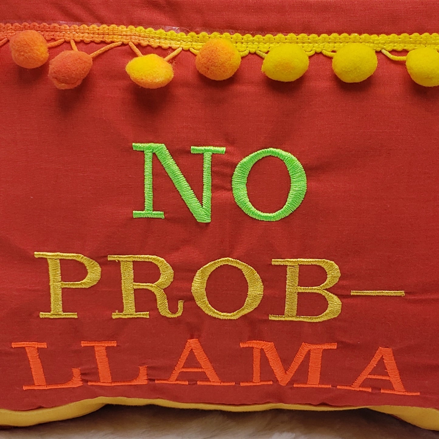 No Prob-Llama Reading Pillow Cover