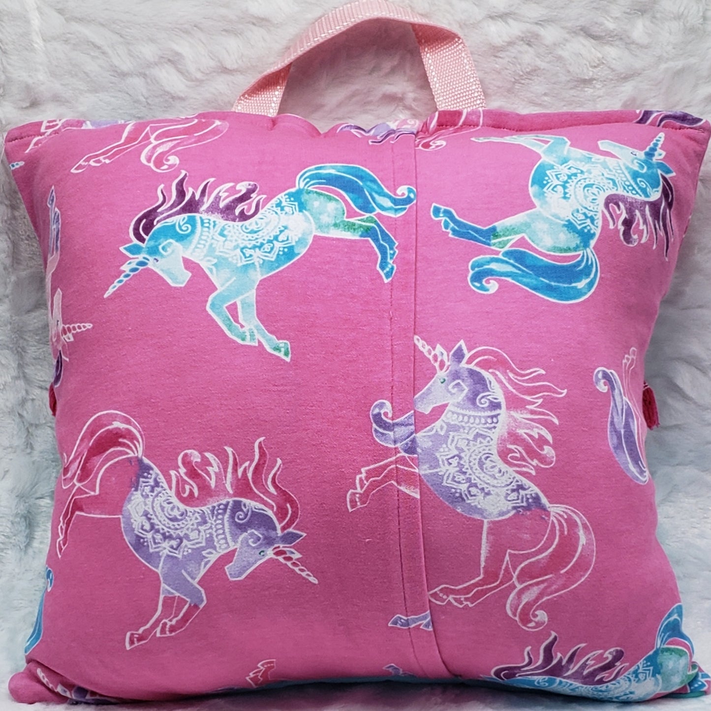 Never Stop Dreaming Unicorn Reading Pillow Cover