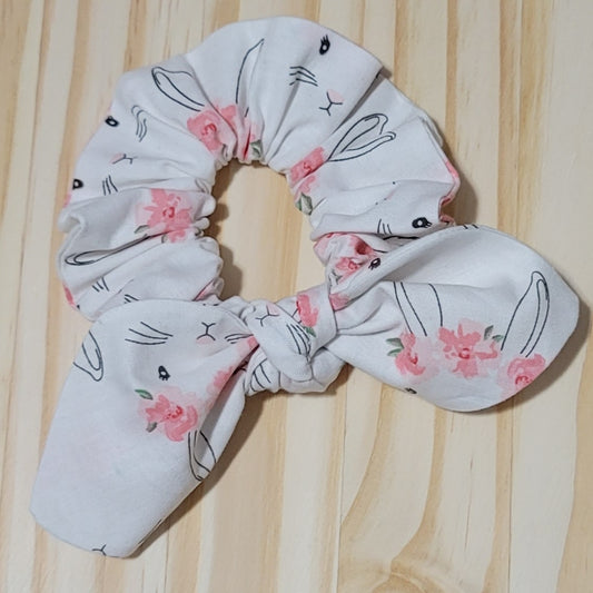 Bunny Beauty Scrunchie with Removable Bow