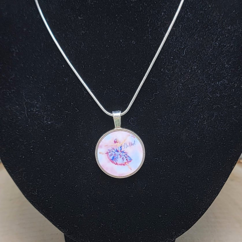 Ballet Pendant and Necklace