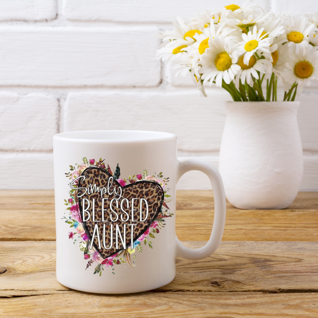 Simply Blessed Aunt Mug