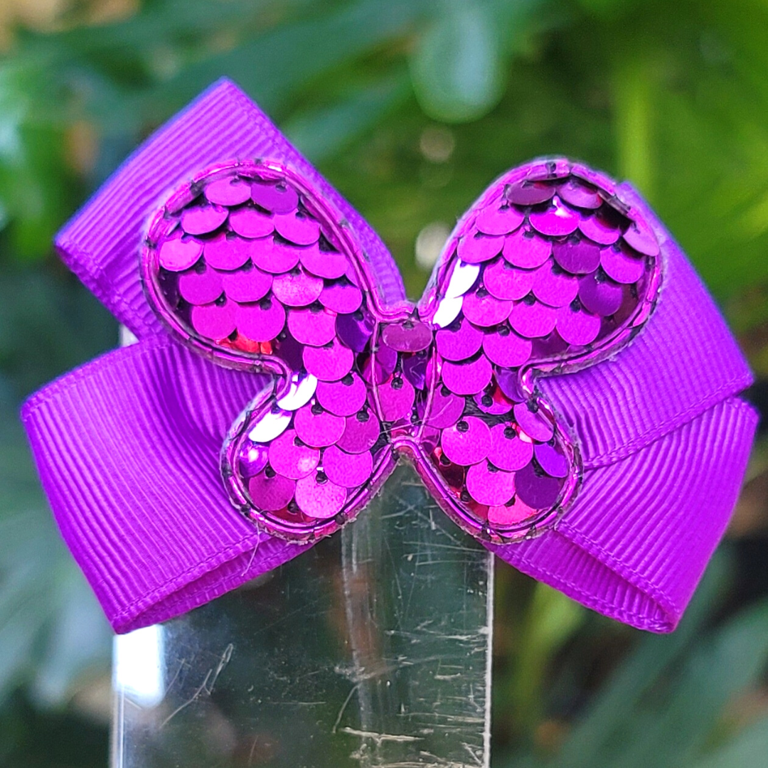 Butterfly Sequin Hair Clip