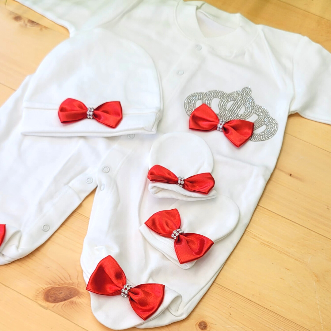 Red & White 3 Piece Take Me Home Outfit