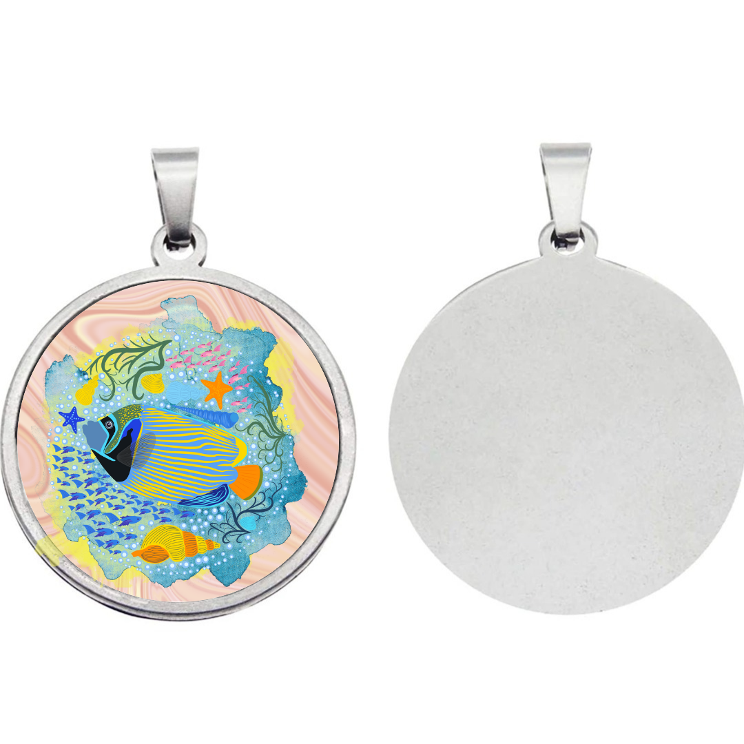 Fish Pendant and Necklace