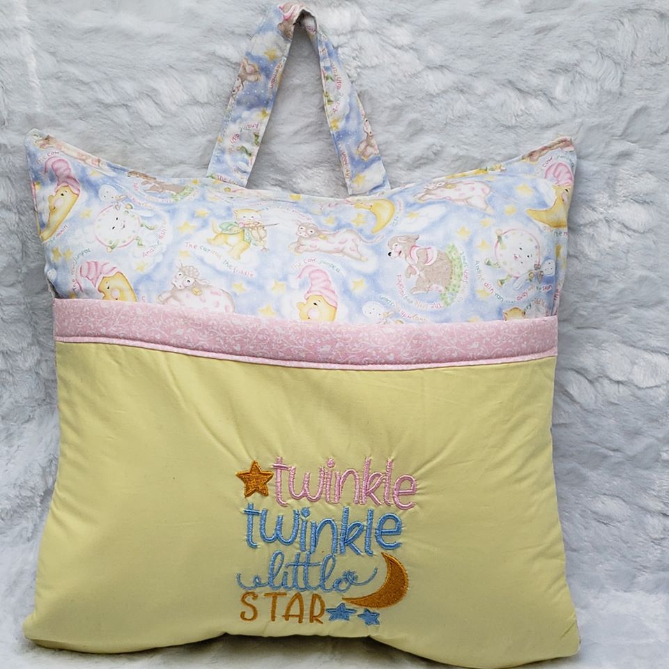 Twinkle Twinkle Little Star Pocket Reading Pillow Cover