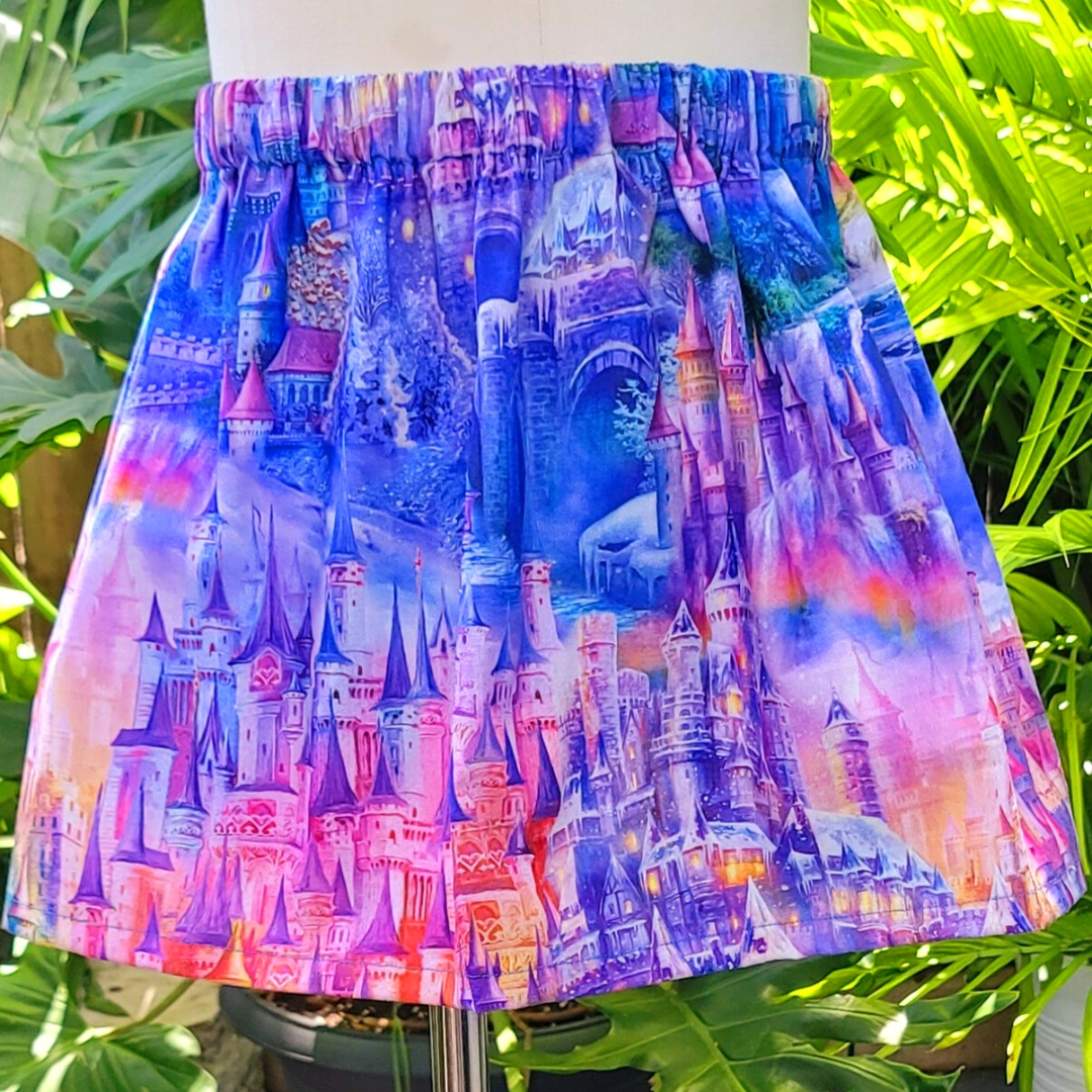 Princess Castle Elastic Skirt Listing